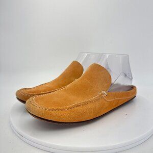 Car Shoe Suede Women Size 6 EU 36.5 Slide Slip On Shoes Brown Marchio Registrato